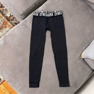 Gymshark Fit Seamless Lightweight Leggings Black Womens Size XS